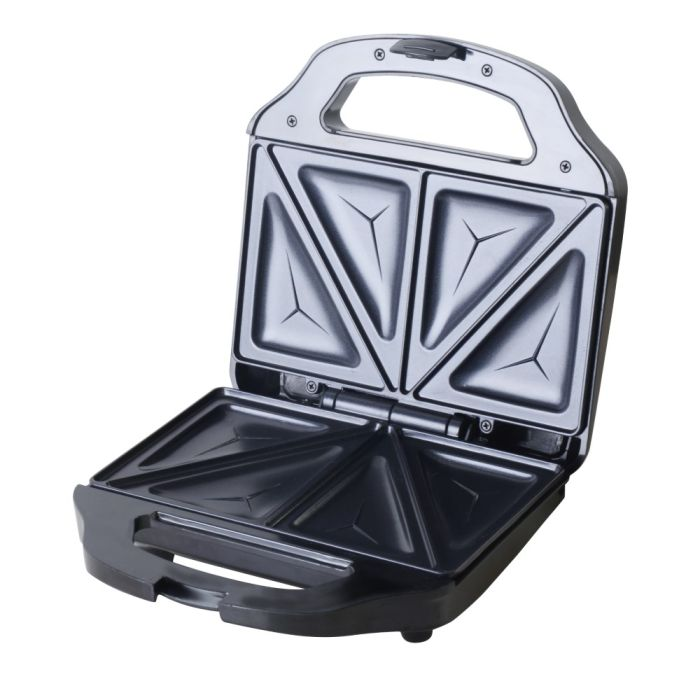 Portable Powerful 700W 2 Slice Grill Maker With Non-Stick Plates GGM6002 Geepas
