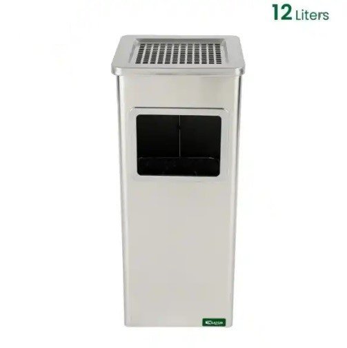 Stainless Steel Waste Station with Ashtray Top