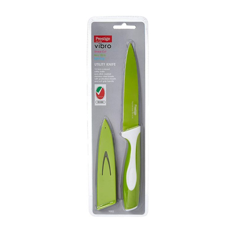 Prestige Utility Knife - Stainless Steel - Green