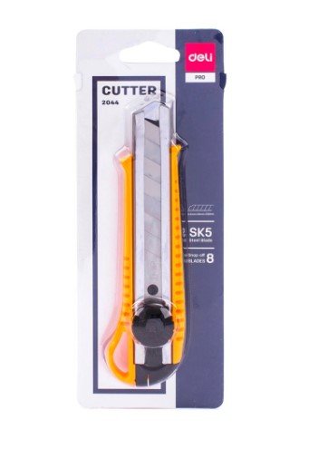 Deli 2044 Utility Knife, 0.5mm, Blade SK5-18mmx100mm