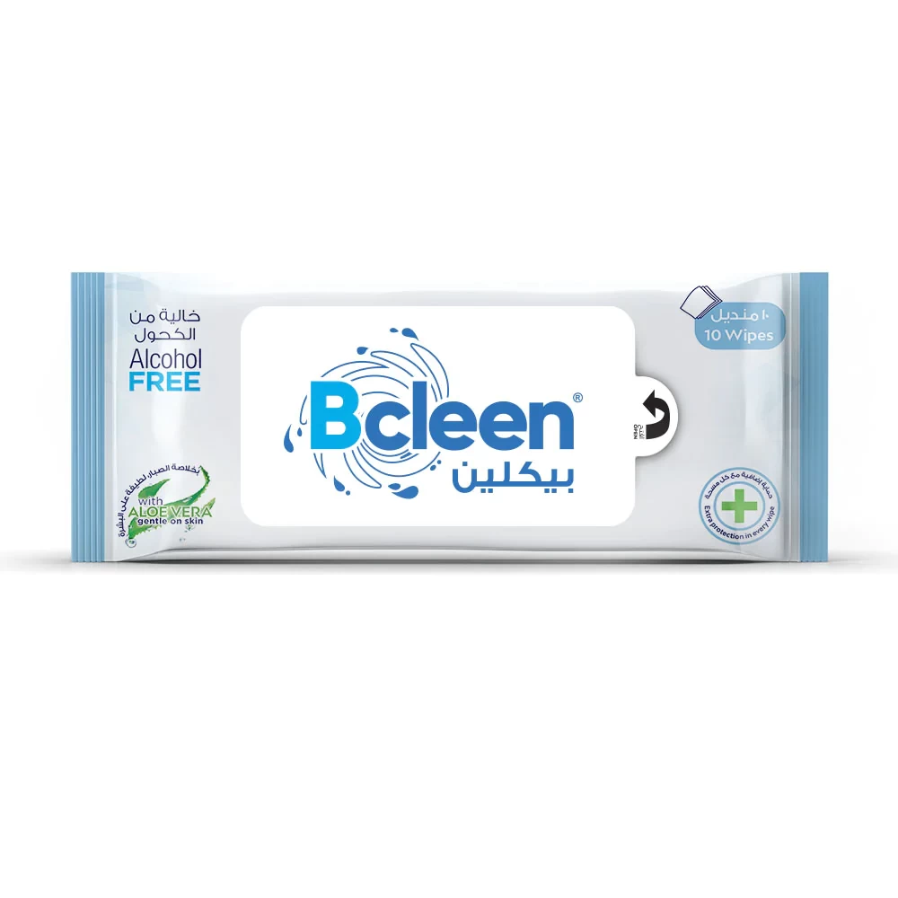 Bcleen® Antibacterial Fresh Wipes 20x17cm 45gsm - 10pcs