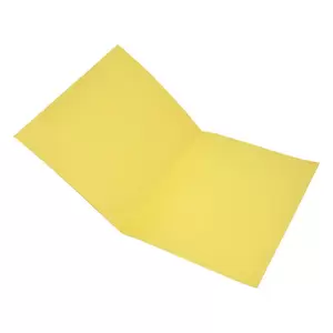 FIS Square Cut Folders Without Fastener Yellow Color, Pack of 100 Pcs, 250 gsmA4 Size - FSFF9YL01