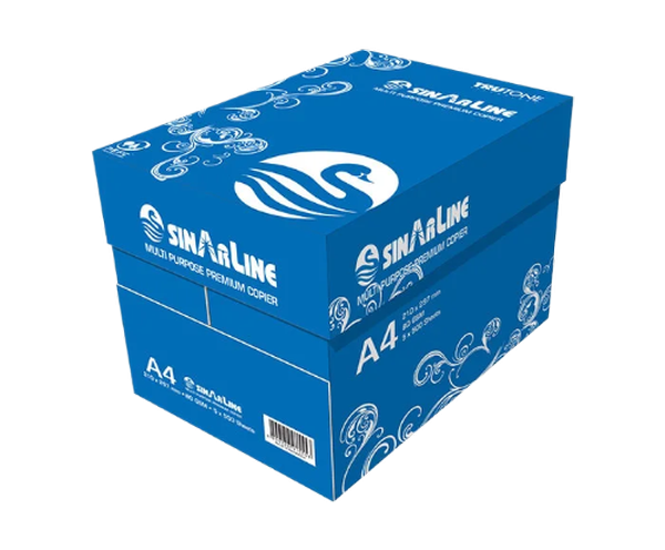 Sinarline Multipurpose Premium A4 Paper (80 GSM) 500 Sheet 1 Ream,5 Ream Box