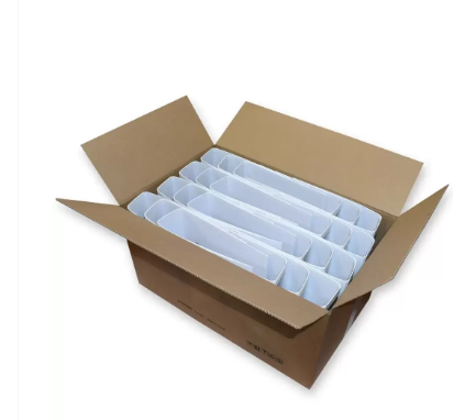 Pack of 24 Pieces PP Lever Arch Box File White