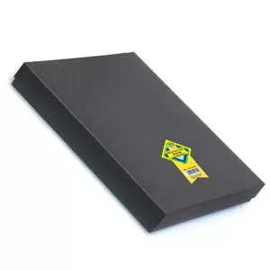 FIS Signature Book, PVC Material Cover, 10 Sheets with Gift Box, Black Color, Black Color, 240 x 340 mm - FSCL10BKN