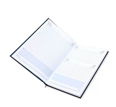 FIS A4 Diary 2024 Arabic/English (Saturday & Sunday Combined) Black - FSDI48AE24BK