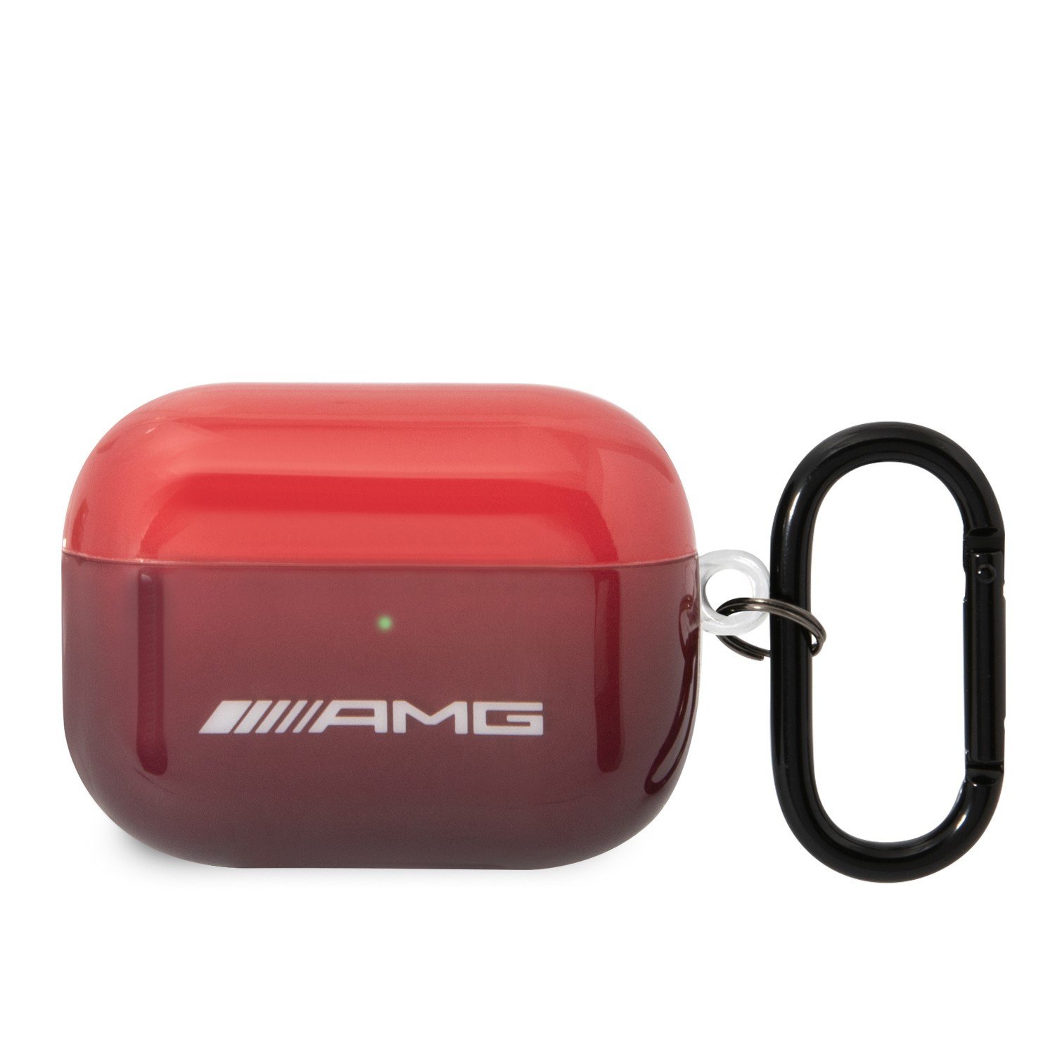 AMG Transparent Case White Logo for Airpods Pro - Red
