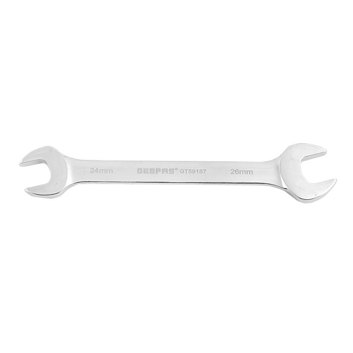 Geepas Open End Spanner 24*26mm - 1PCS Double End Open End Spanner Brake Pipe Spanner Metric For Home And Auto Repairing | Ideal For Mechanic, Plumbers, Carpenter, DIYers And More