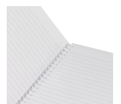 LIGHT Pack of 10 Spiral Soft Cover Notebook, Single Line, 9X7 Inches (22.86 X 20.32 CM), 100 Sheets -LINB971603S