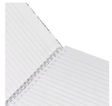 LIGHT Pack of 5 Spiral Hard Cover Notebook, Single Line, 9X7 Inches (22.86 X 20.32 CM) 100 Sheets -LINBS971701
