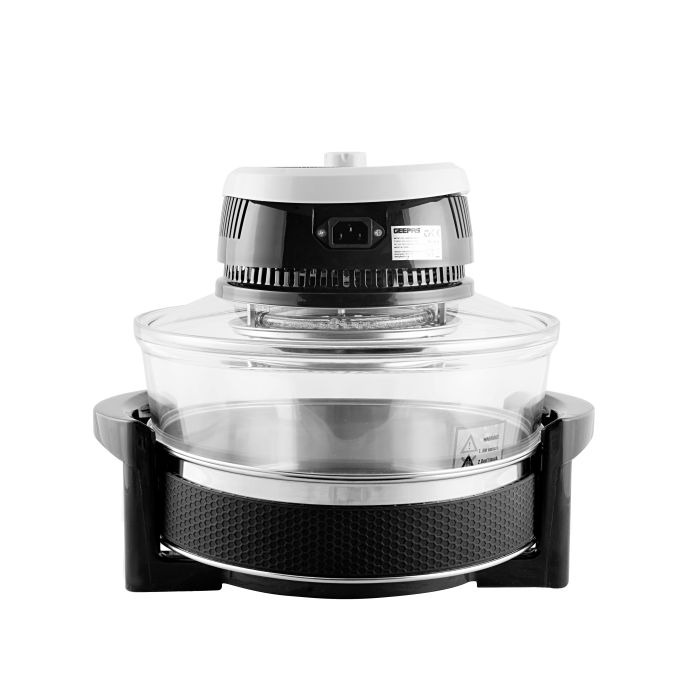 Turbo Halogen Oven, 17L With Extender Ring, GHO34048UK | Halogen Oven Countertop With 60min Timer | Prepare Quick Healthy Meals, For French Fries & Chips