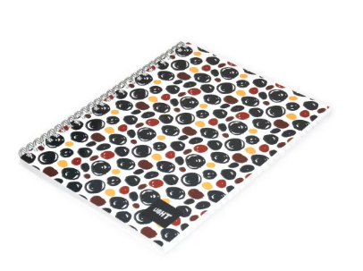 LIGHT Pack of 10 Spiral Soft Cover Notebook, Single Line, 9X7 Inches (22.86 X 20.32 CM) 100 Sheets -LINB971703S