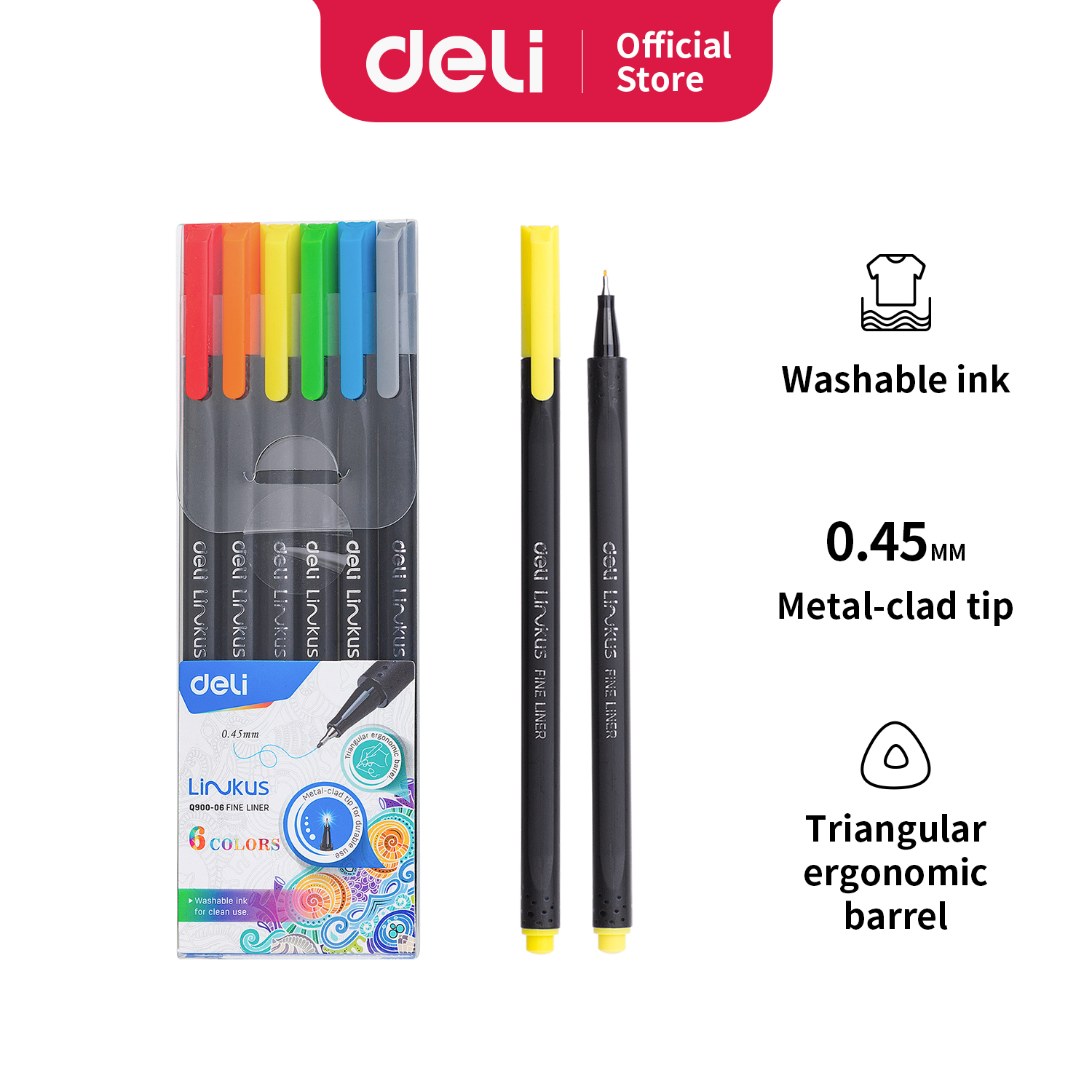 Deli-EQ900-06 Fine Liner