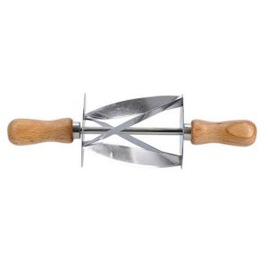 Royalford Croissant Roller Cutter - Stainless Steel - Silver