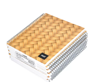 LIGHT Pack of 10 Spiral Soft Cover Notebook, Single Line, 9X7 Inches (22.86 X 20.32 CM), 100 Sheets -LINB971607S