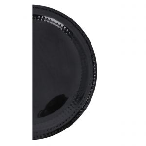 Royalford 11" Biza Dinner Plate - Melamine - Black