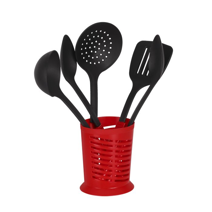 Chef Shield Granite Coated Cookware Set, 16 Pieces, RF10267 | Premium-Quality Aluminium | Tempered Glass Lid | Heavy-Duty Bakelite Handles | Compatible With Induction, Hot Plate, Halogen, Ceramic, Gas