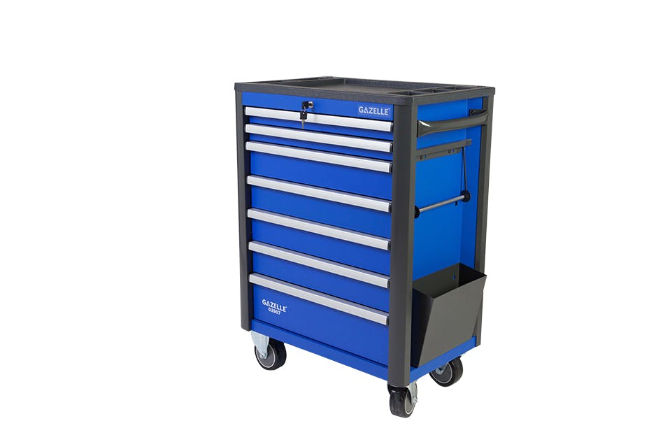 GAZELLE G2907 28 INCH 7-DRAWER ROLLING TOOL CABINET