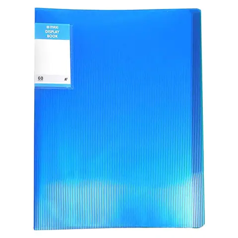 Maxi Display Book With 60 Pockets Blue
