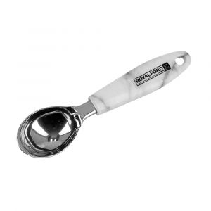 Royalford Marble Designed Ice Spoon - Stainless Steel - Silver