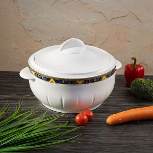 Royalford 3500 Ml Litre Classic Casserole - Plastic - White - 35 LITER