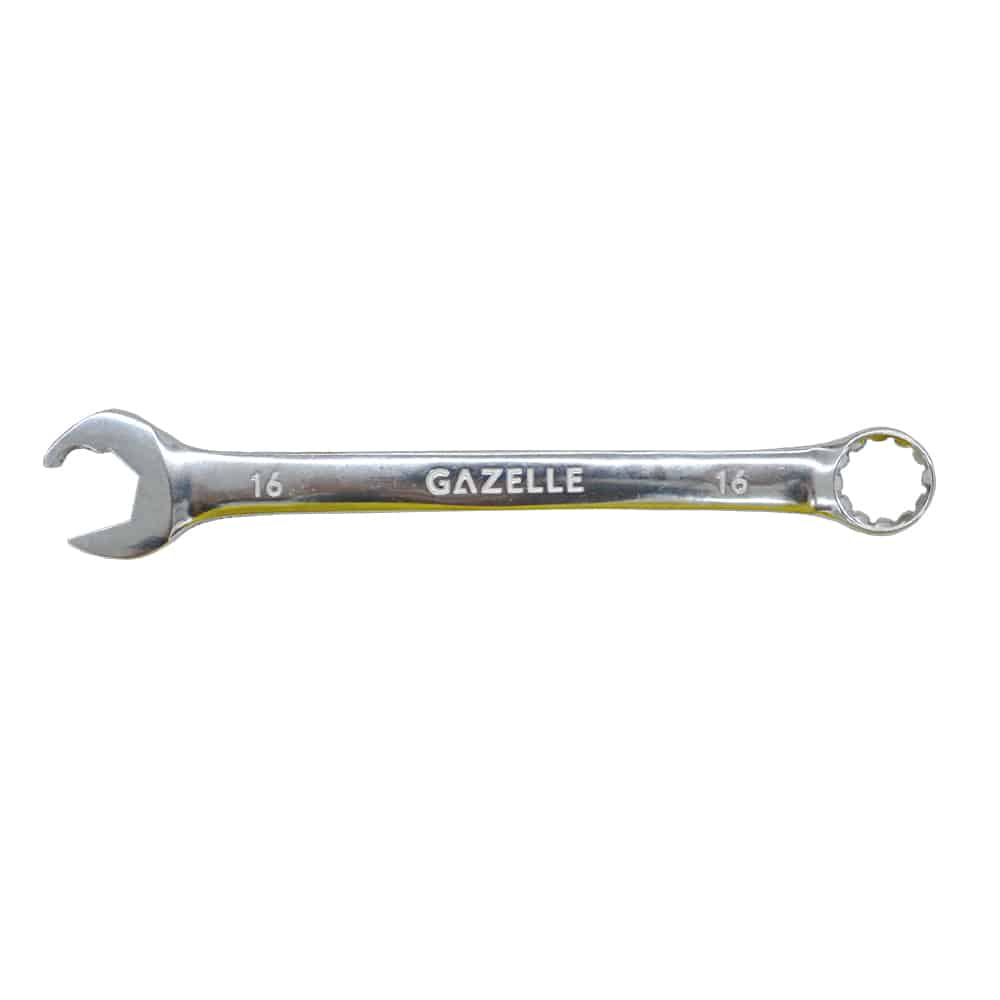 GAZELLE G80312 16MM COMBINATION SPANNER, CR-V STEEL