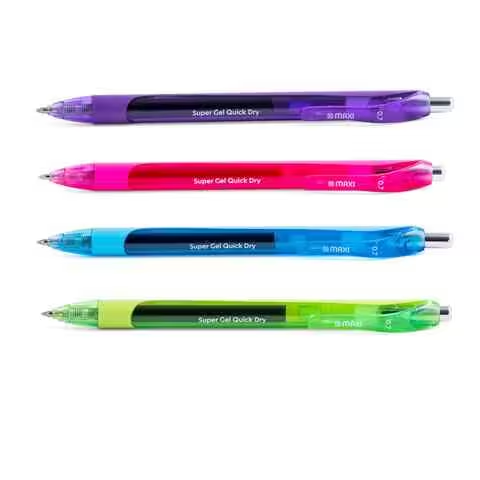 Maxi Super Gel Pen 0.7mm Multicolour 4