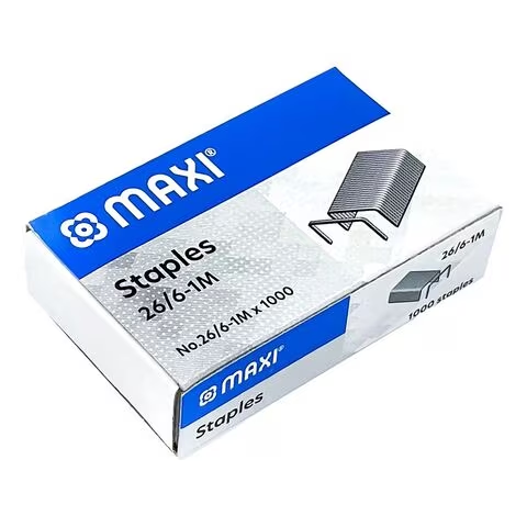 Maxi Staples 26/6-1M No 26/6-1Mx1000 4 PCS