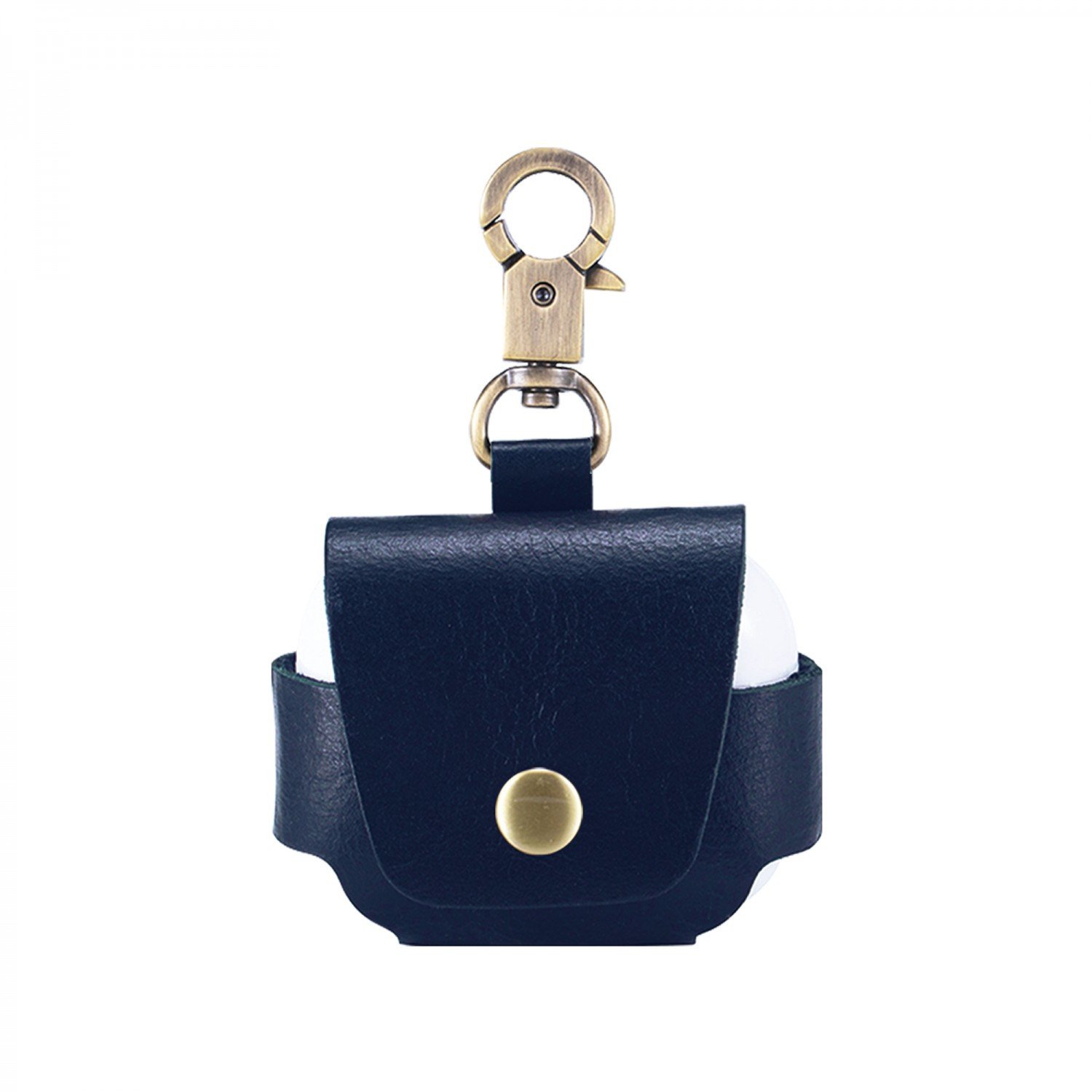 Green Berlin Leather Case for Airpods 3 - Black  and blue