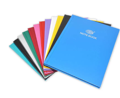 12-Piece FIS PP Cover Notebook 100-Sheets Single Line 9x7inch, Multicolor - FSNB9X7SLPPASST