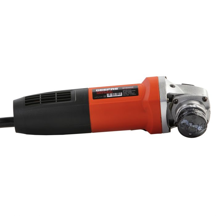 Geepas GT59055 850W Angle Grinder - 11500 RPM Speed, Disc Size 115mm For Abrasive Cutting & Grinding - 1 Year Warranty
