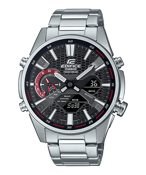 Casio Edifice ECB-S100D-1ADF Analog Watch for Men Water Resistant, Black