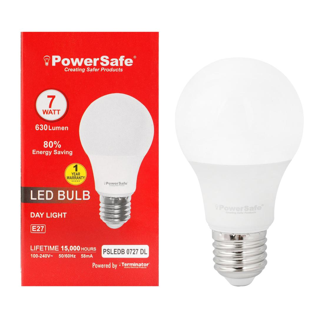 PowerSafe brand 7W LED Bulb E27 – Day Light