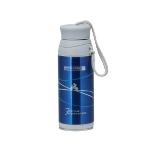Royalford Vacuum Bottle - Stainless Steel - Blue - 320 ML - RF6607 - 6294020001787
