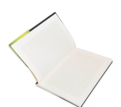 FIS Pvc Soft Cover Note Book, Size A4 5mm Square with Border, 80 Sheets, Black -FSNBPV5MMA480BK