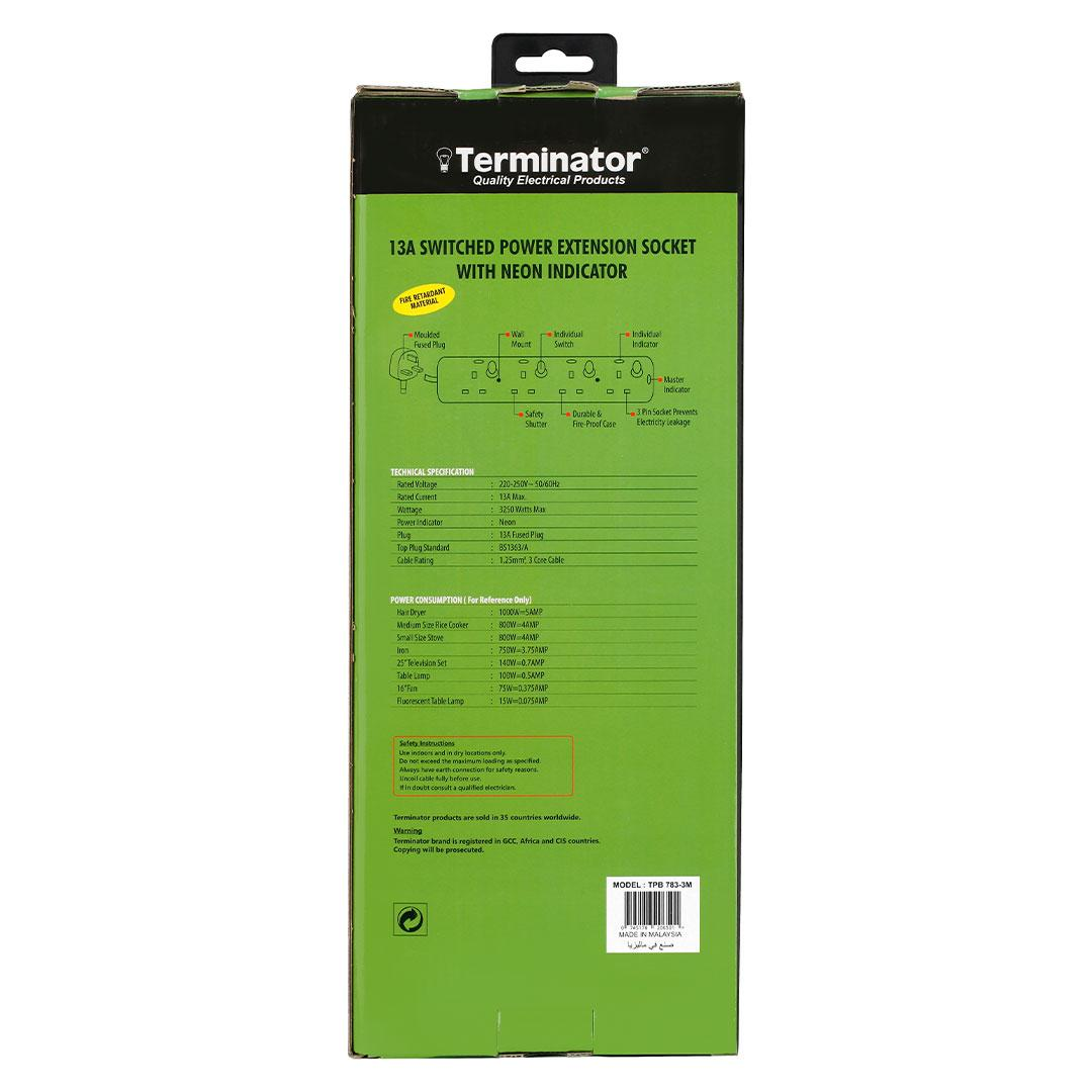 3 Way UK Power Extension Socket