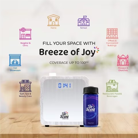 Dr Scent Dr Small White Diffuser Machine