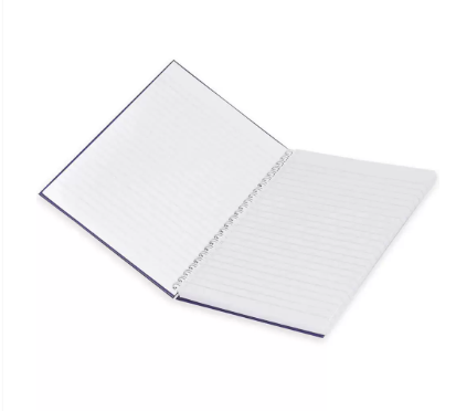 5-Piece FIS Spiral Hard Cover Notebook Single Line A5, 100-Sheets - FSNBSA51905