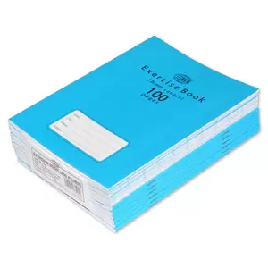 FIS Exercise Book, Pack of 12, Size:16.5 X 21 cm, 100 Pages, 20mm Square - FSEBSQ20100N