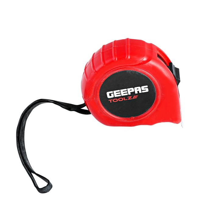 Geepas 3M, 12.5mm Measuring Tape | Pocket Tape With ABS Construction Plastic Shell |Rubber Coating Makes It Resistant To Abrasion | +-0.2mm Accuracy | British-Metric Graduation