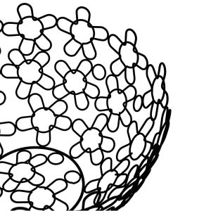 Royalford Fruit Basket - Iron - Multicolor - 6294016427041