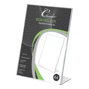 FIS Sign Holder Slanted and Stand-up, A4 Size - FSNA1303