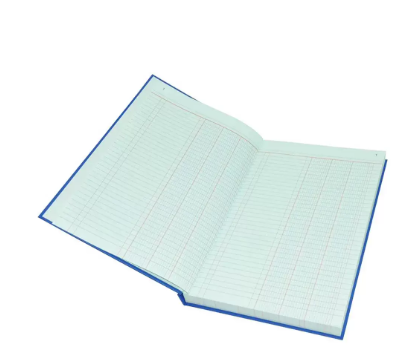 FIS Cash Book, Azure Laid Ledger Paper, FS (210 x 330 mm) Size, 3 Quire - FSACCTC3Q82