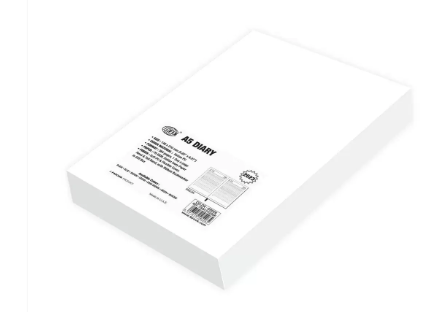 FIS French Diary 2023, PU 1-Side Padded, Round Corner, Black - FSDI29FRP23BK