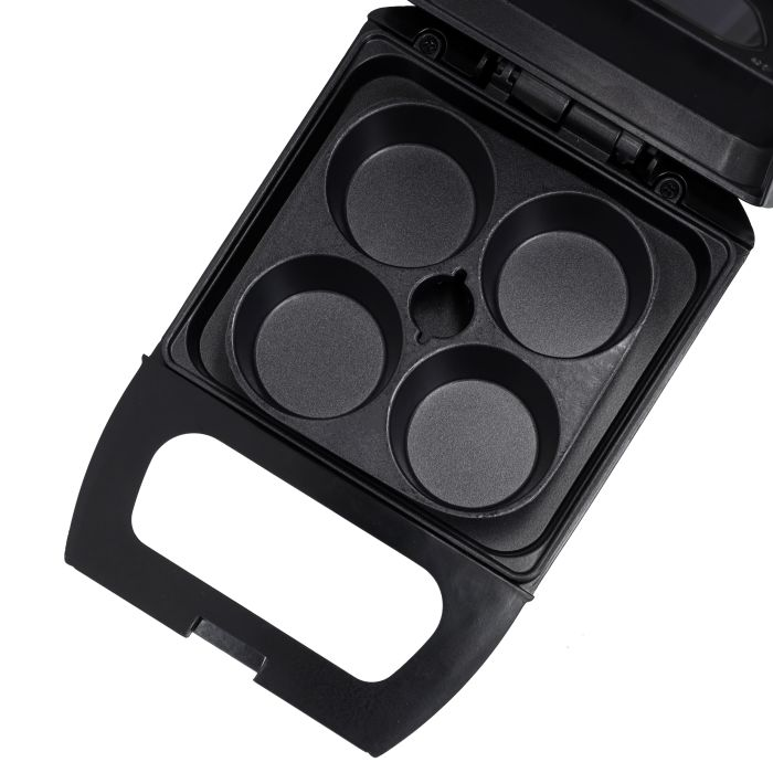 Egg Bite Maker, 4 Bites At A Time, GEM63049 | Non-Stick Cooking Plate | Safety Lock | Cool Touch Handles & Skid -Resistance Feet | Power On & Ready Indicator | 600 Watts