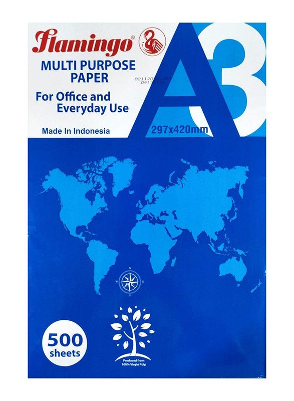 Flamingo Photocopy Paper - A3 , 2500 Sheets / Carton