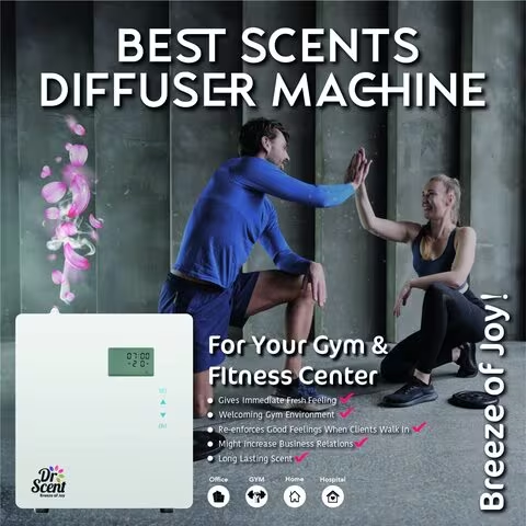 Dr Scent Breeze Of Joy Humidifier Essential Oil Classic Small Diffuser Machine-White