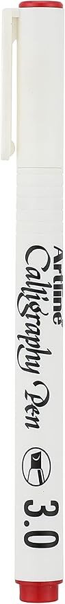 Artline EK243N Calligraphy Writing Pen 3.0mm Red