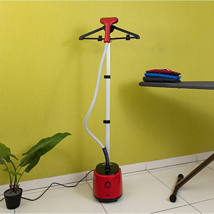 Geepas GGS9695 1800W Garment Steamer - Portable 2 Steam Levels, Overheat & Thermostat Protection, 2L Water Tank, 45s Preheat Time, 2-Years Warranty