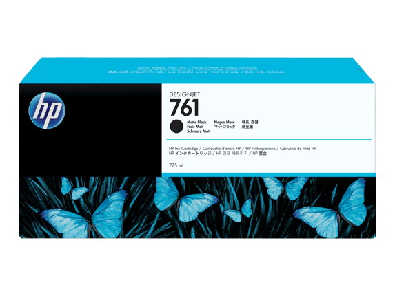 HP 761 775ml Matte Black Ink Cartridge CM997A